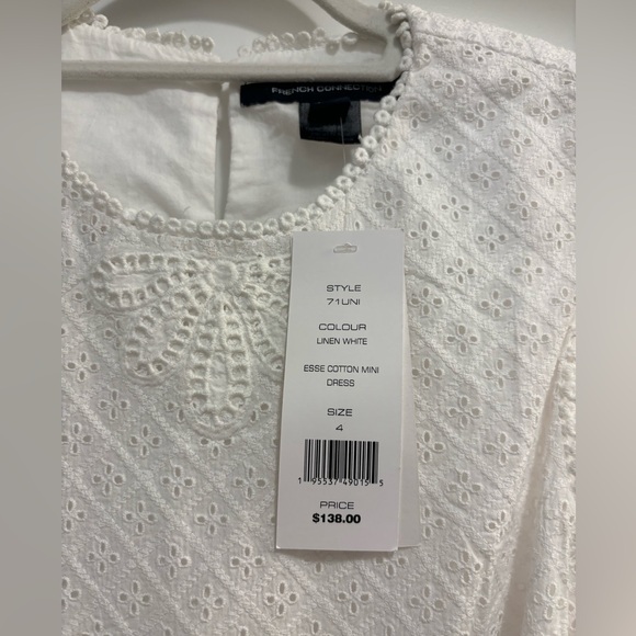 NWT FCUK broderie sun dress, size 4 - Picture 6 of 7